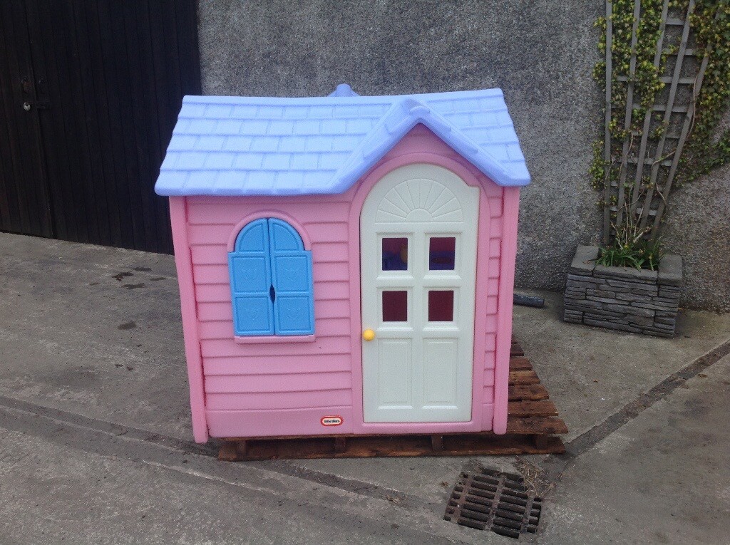 little tikes pink and purple playhouse